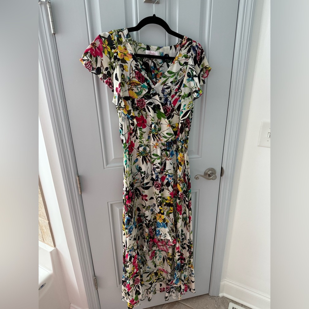Parker Floral Ruffle Sleeve Maxi Dress